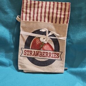 Strawberries Themed 1/2 Apron
